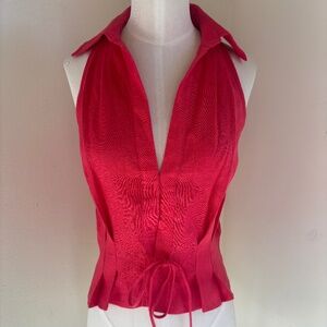 Hevron XS red tank top